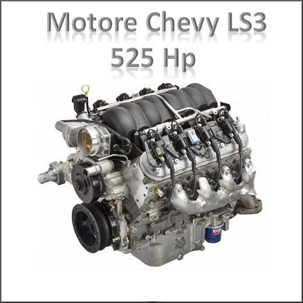.Motore Chevy LS3 525 Hp
